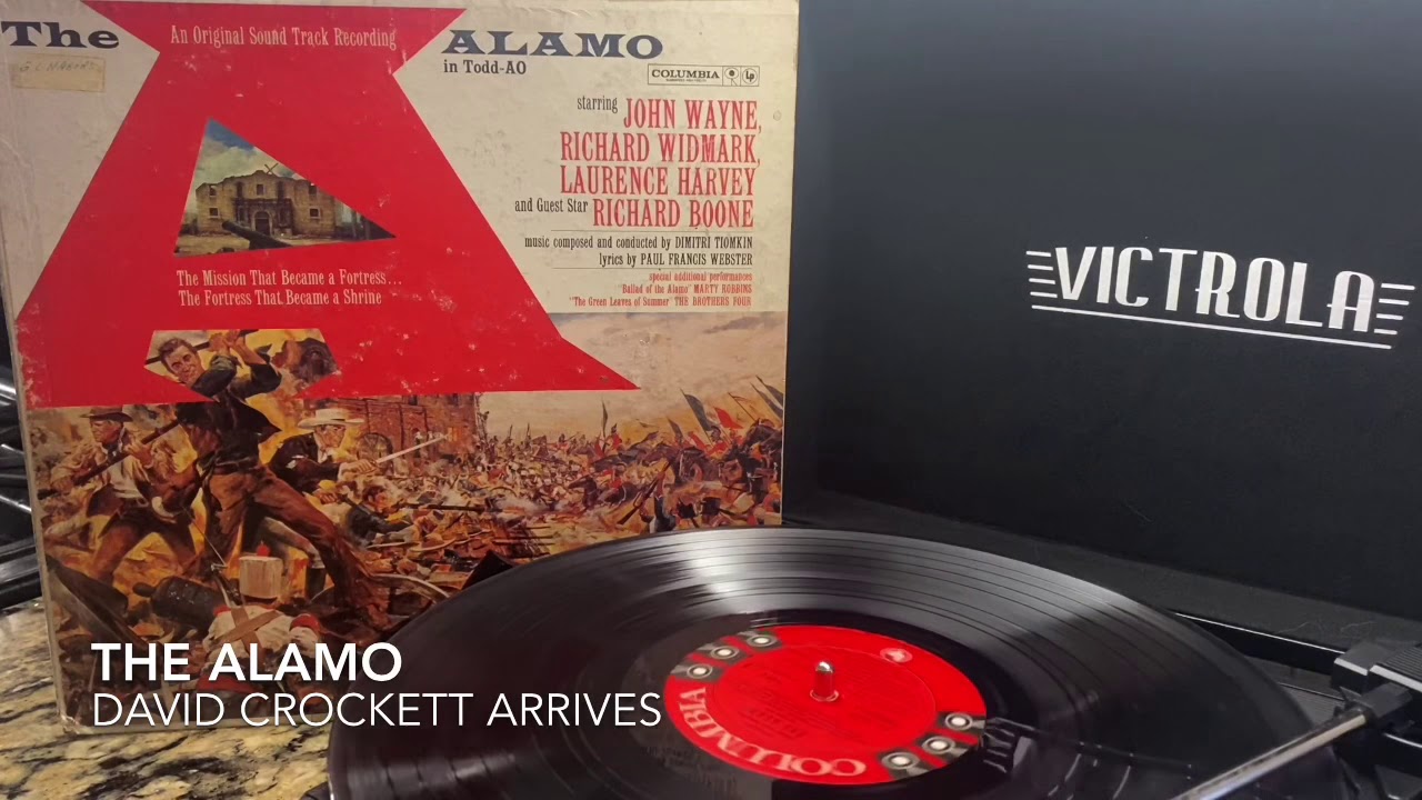 ENTIRE VINYL RECORD The Alamo: Original Soundtrack Recording starring John Wayne (Dimitri Tiomkin)