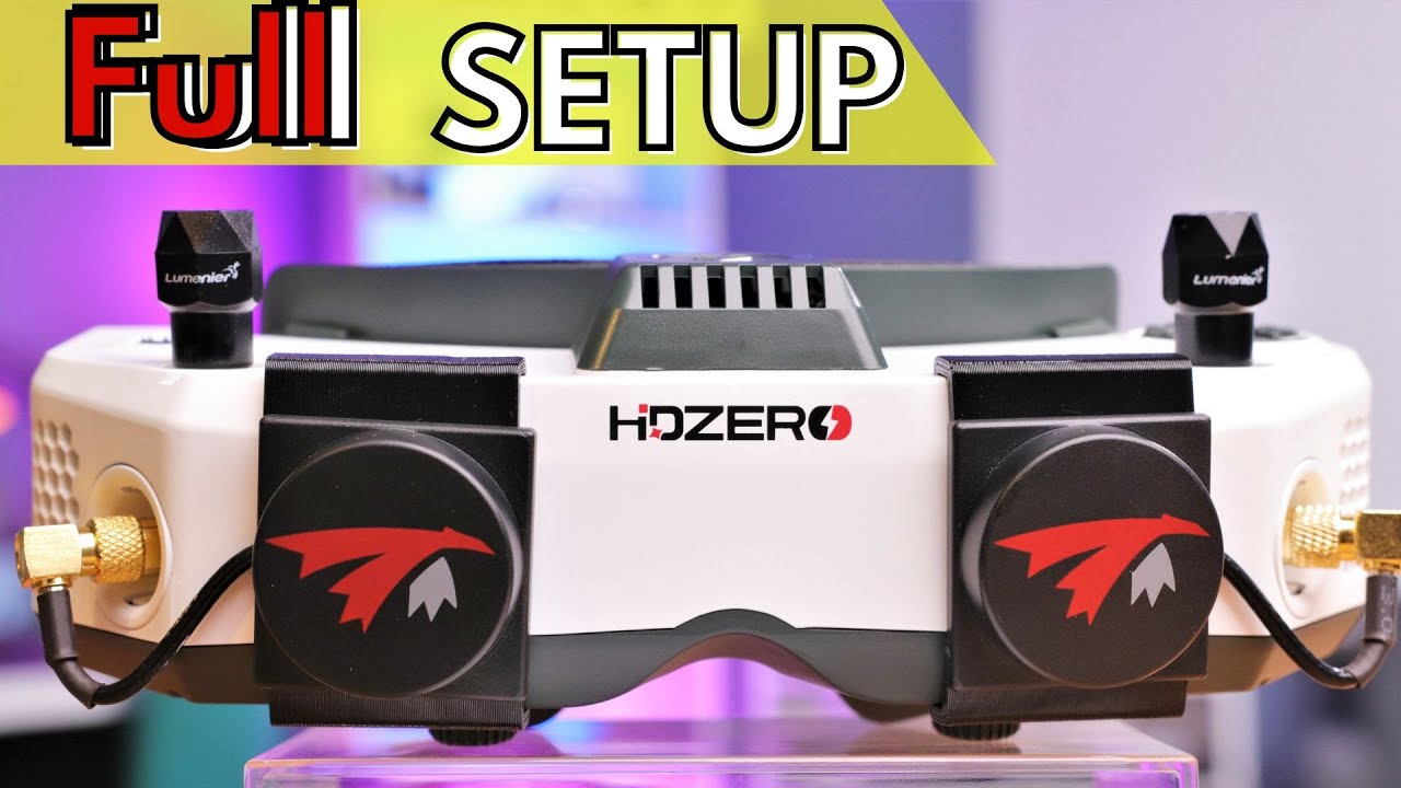 Настройте очки HDZERO как профессионал | Антенны, прошивка и меню
