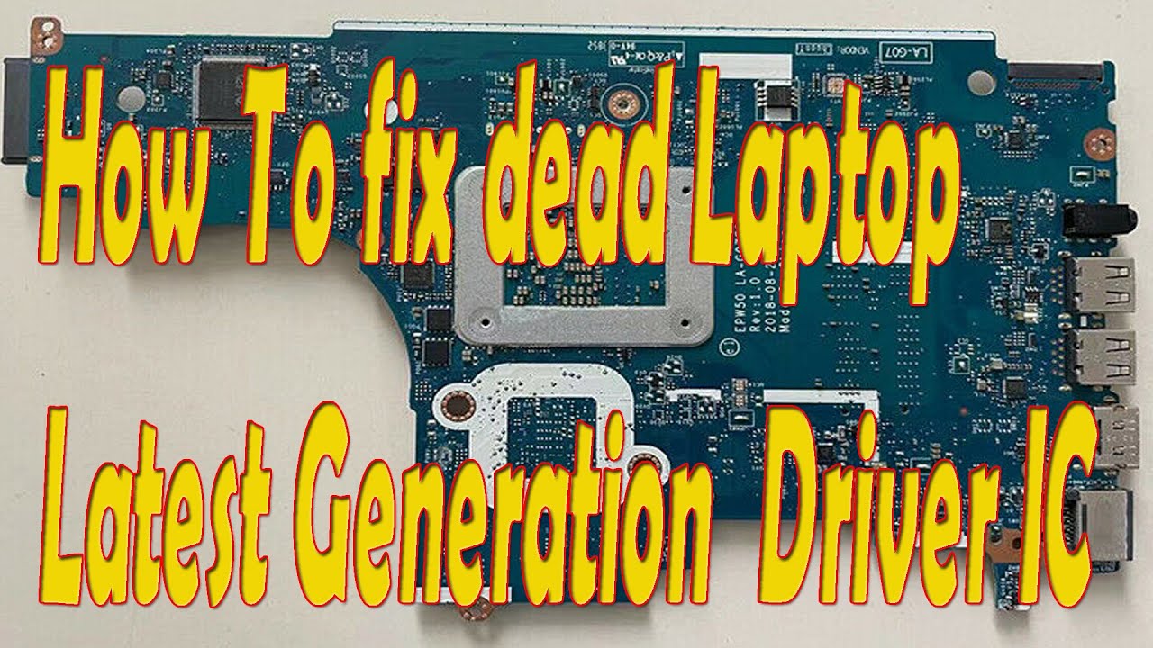 How To fix latest Genration Laptop repair no power Hp 15-DA1030TU LA G07FP