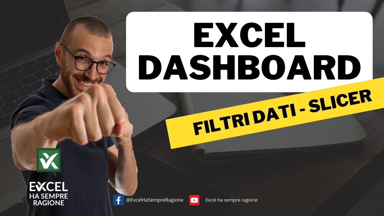 Excel Dashboard - Filtri dati interattivi (slicer) per le tabelle e i grafici pivot in Excel