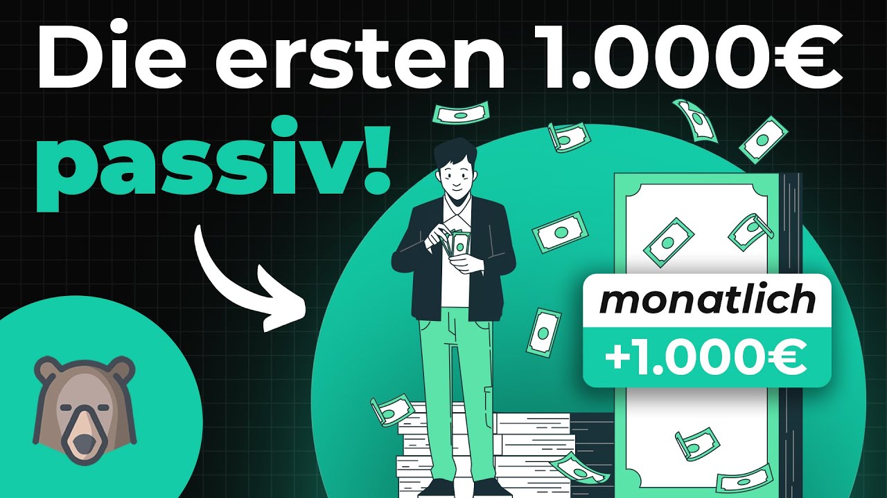 Anleitung: So baust DU von 0 auf 1000€ passives Einkommen auf | Zeitplan erklärt