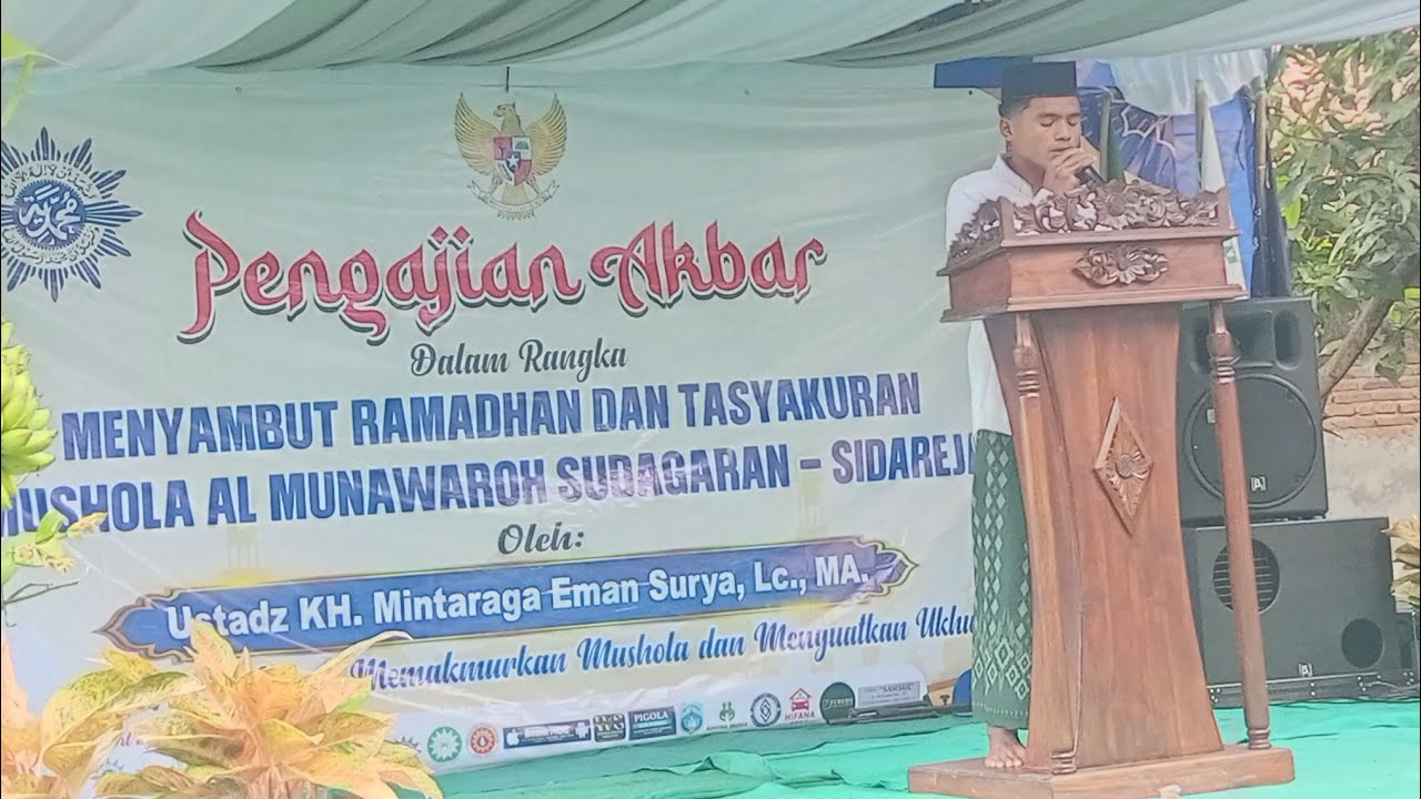 Pembukaan dan Sambutan Sambutan Pengajian Akbar 1447 H PCM Sidareja 
