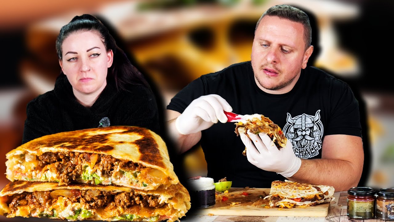 Éhesen ne nézd meg !! Óriási dupla quesadilla😁🌯#reklám