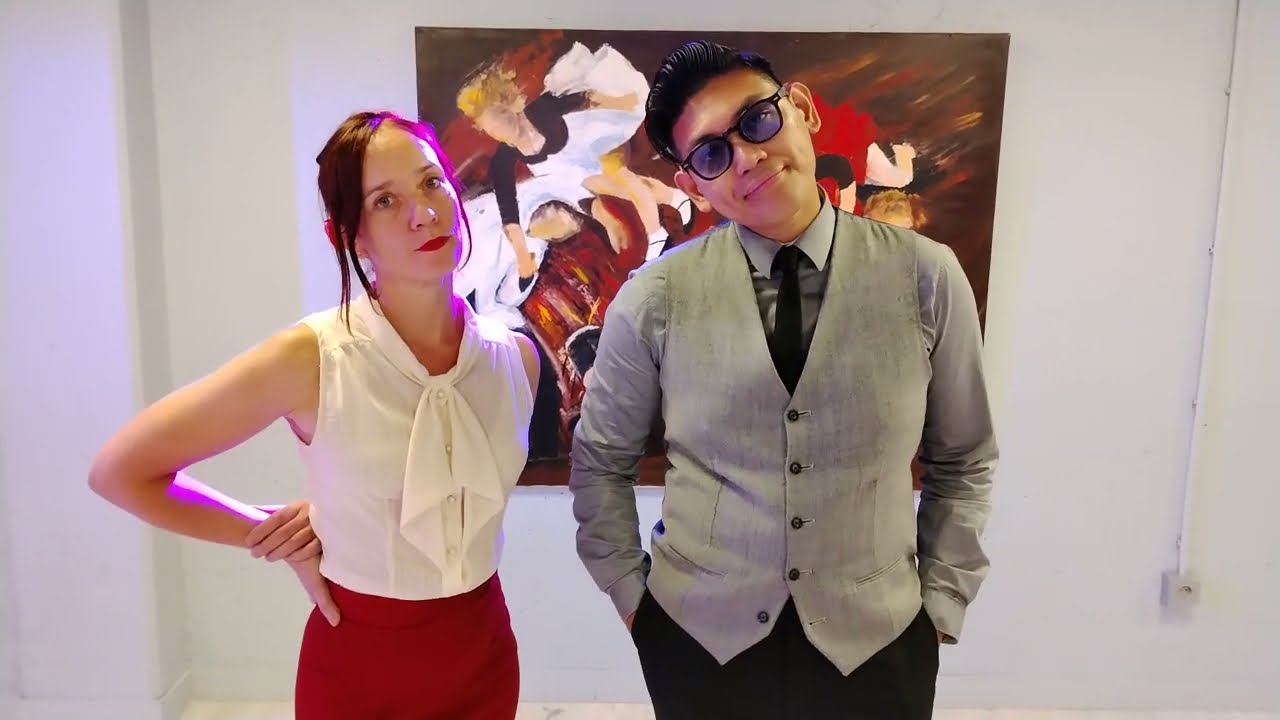 #40.1+dSwing - Charlotte & Goldwin : Lindy : Basic et musicalité : Le pas de base 8T.