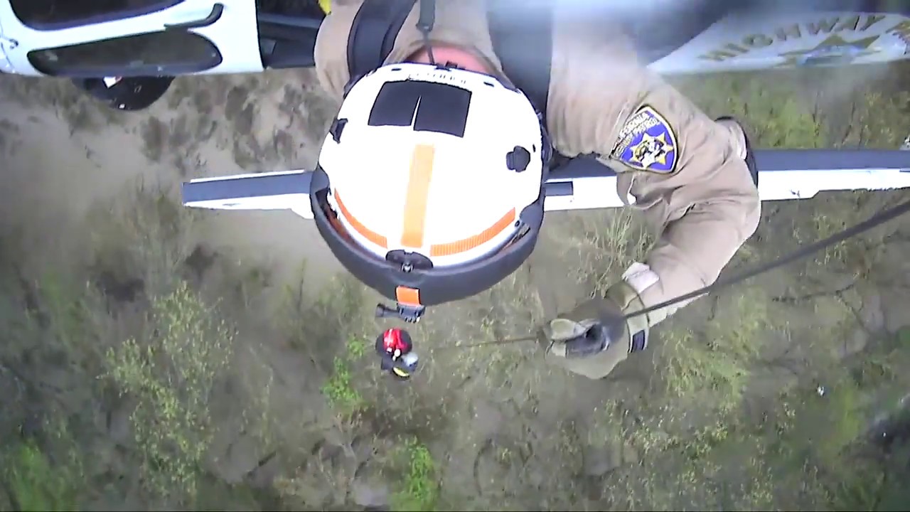 CHP Helicopter Rescue at Salinas River