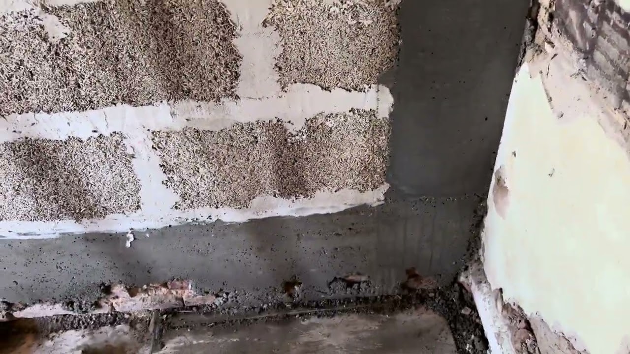 Réfection ep13 : Correction malfaçon du pignon et plafond des futures chambres