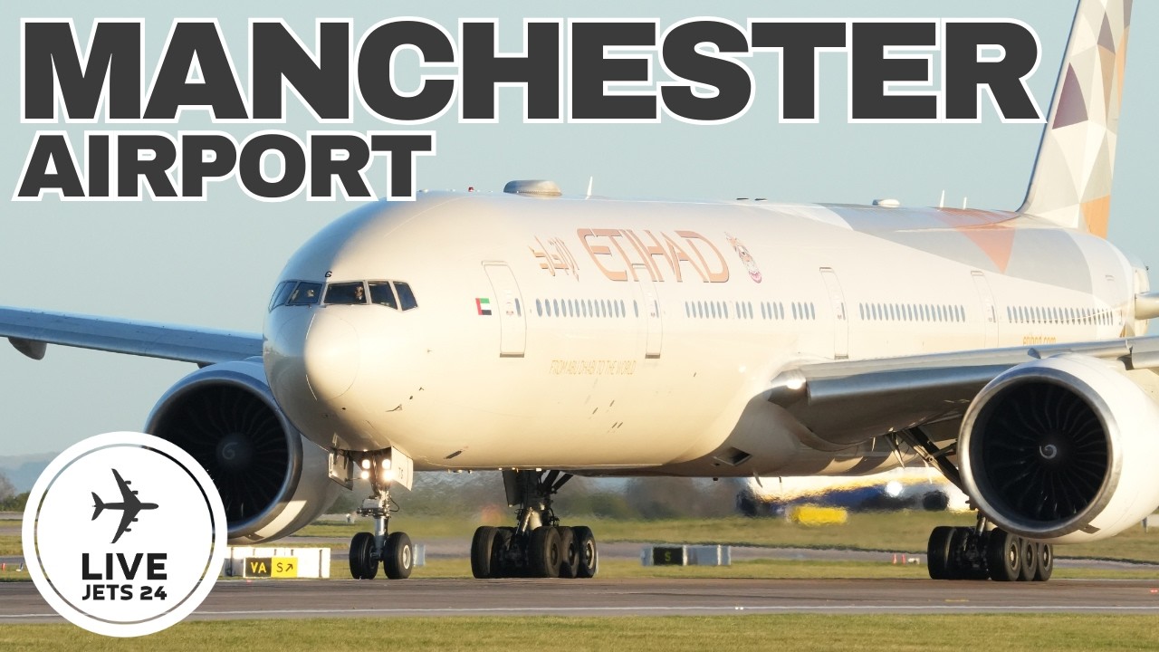 🔴Manchester Airport Live - Plane Spotting