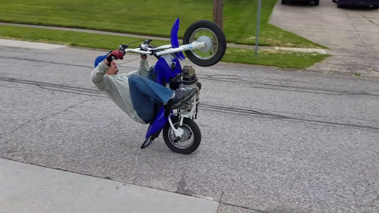 CRF Fiddy Scrape and Parking on the New 50 Stunt 12 Bar