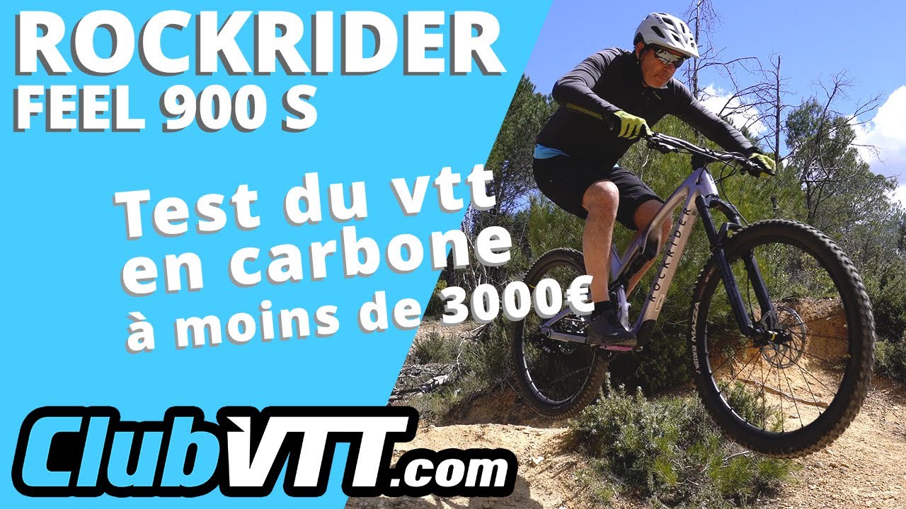 Vtt Rockrider Feel 900 s, test du vtt trail 29 pouces full carbone à moins de 3000 euros - 745