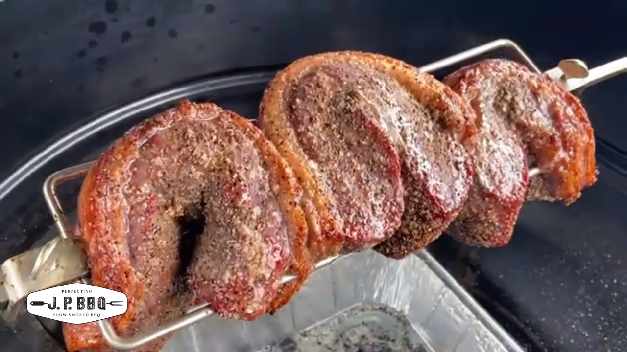 Как приготовить пиканью на вертеле Weber