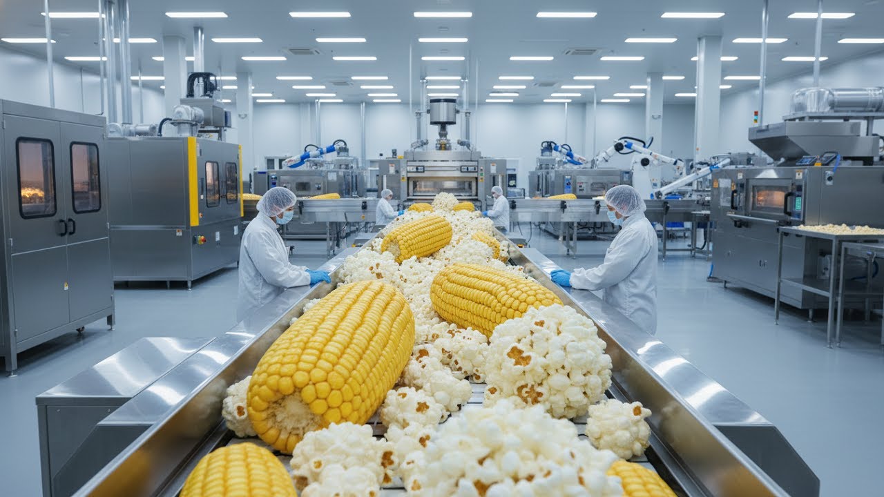 Why Popcorn Production Depends on Factory Automation