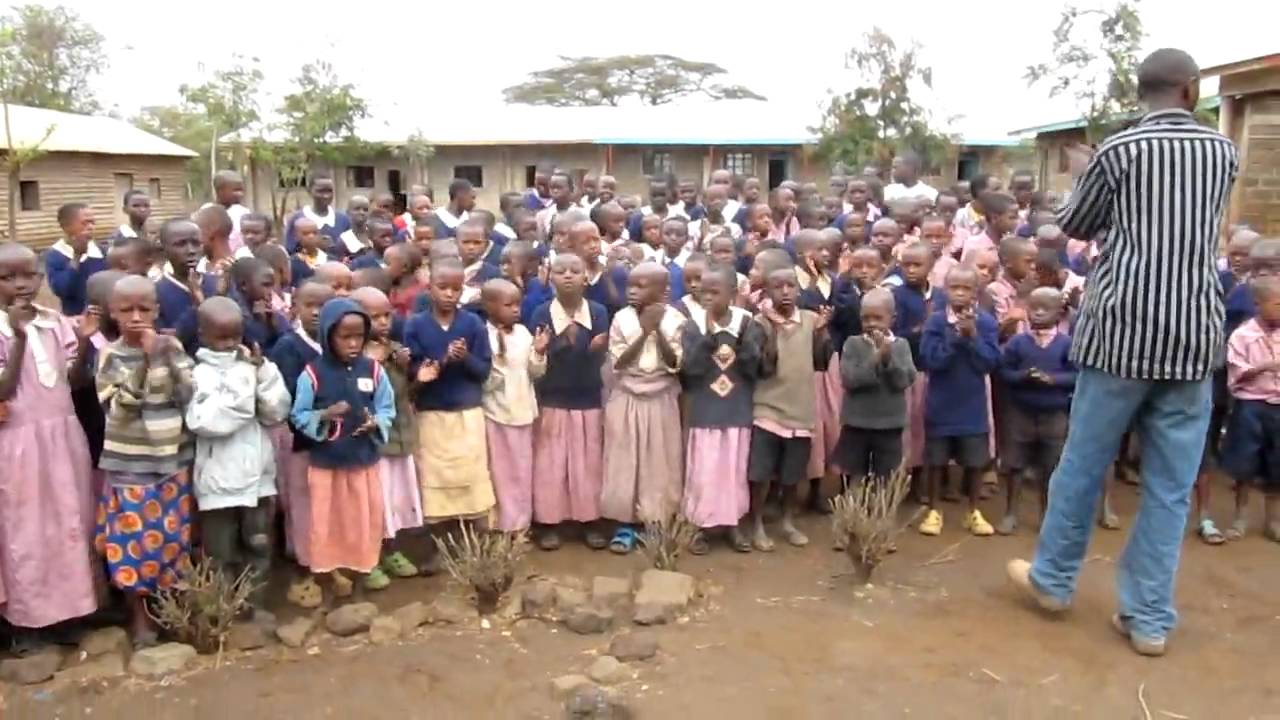 Maasai School Children Singing 2