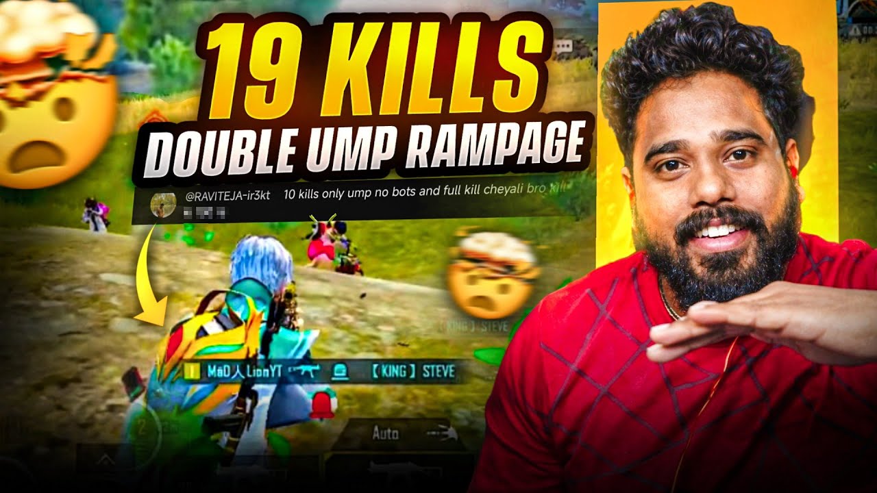 Challenge Accept Chesaa 😈 | 19 Kills Double UMP Rampage 🔥 #bgmi #highlights