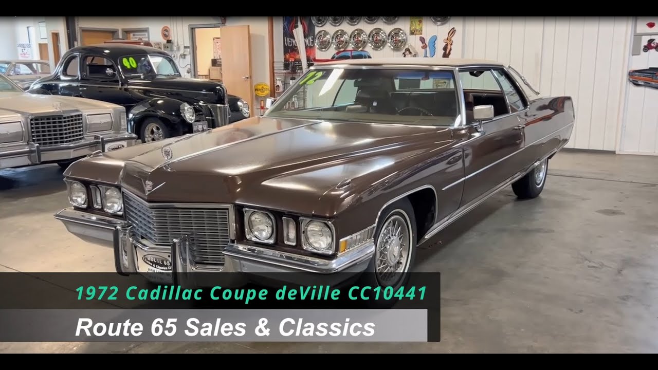 1972 Cadillac Coupe deVille CC10441 For Sale $14,990