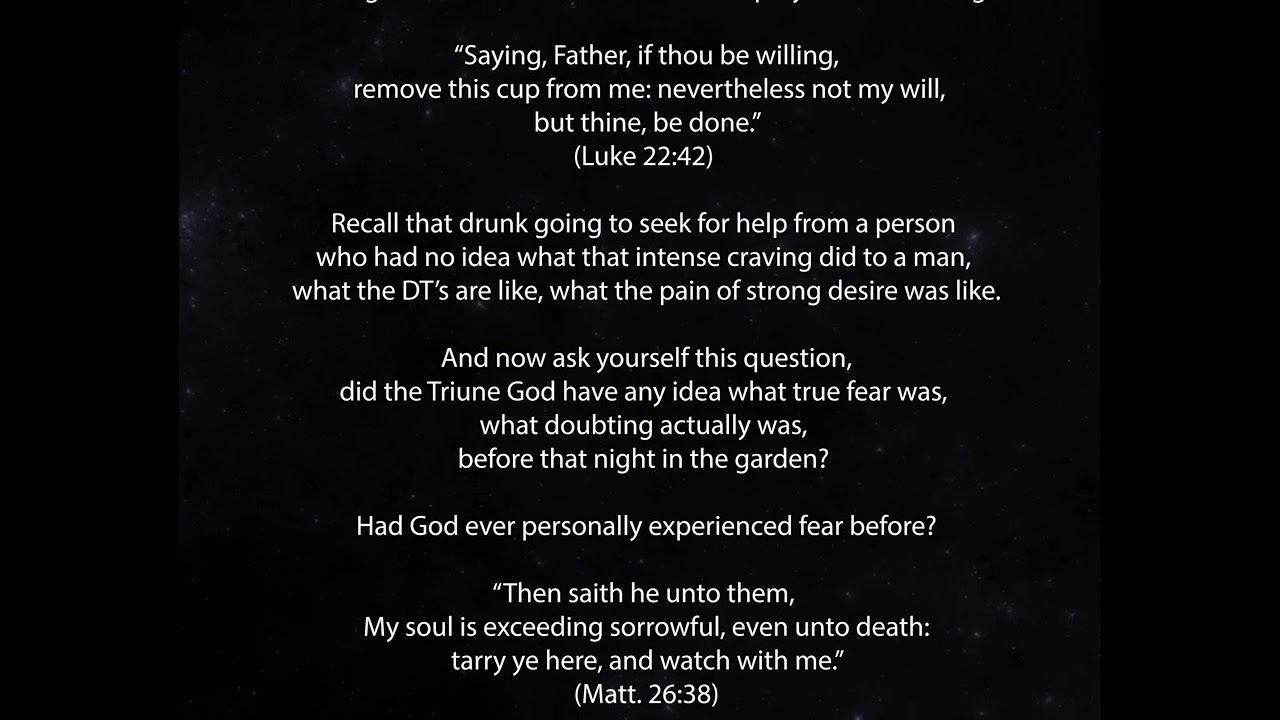 Does God Know Fear?