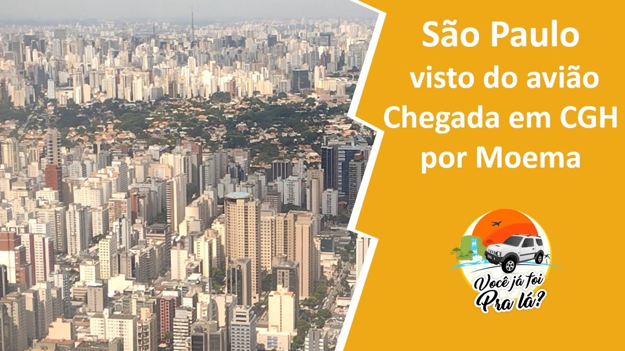São Paulo vista de um avião pousando em Congonhas pelo lado de Moema #201