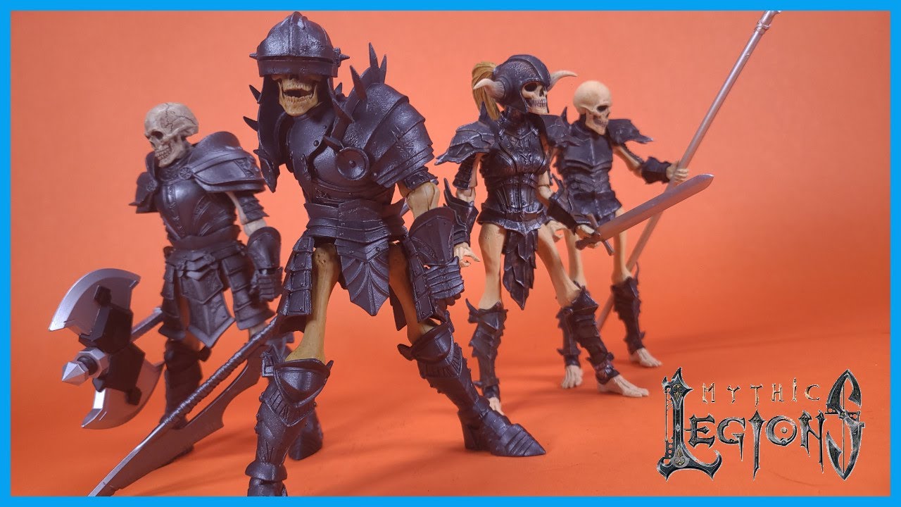 Mythic Legions DELUXE SKELETON LEGION BUILDER Action Figure Review