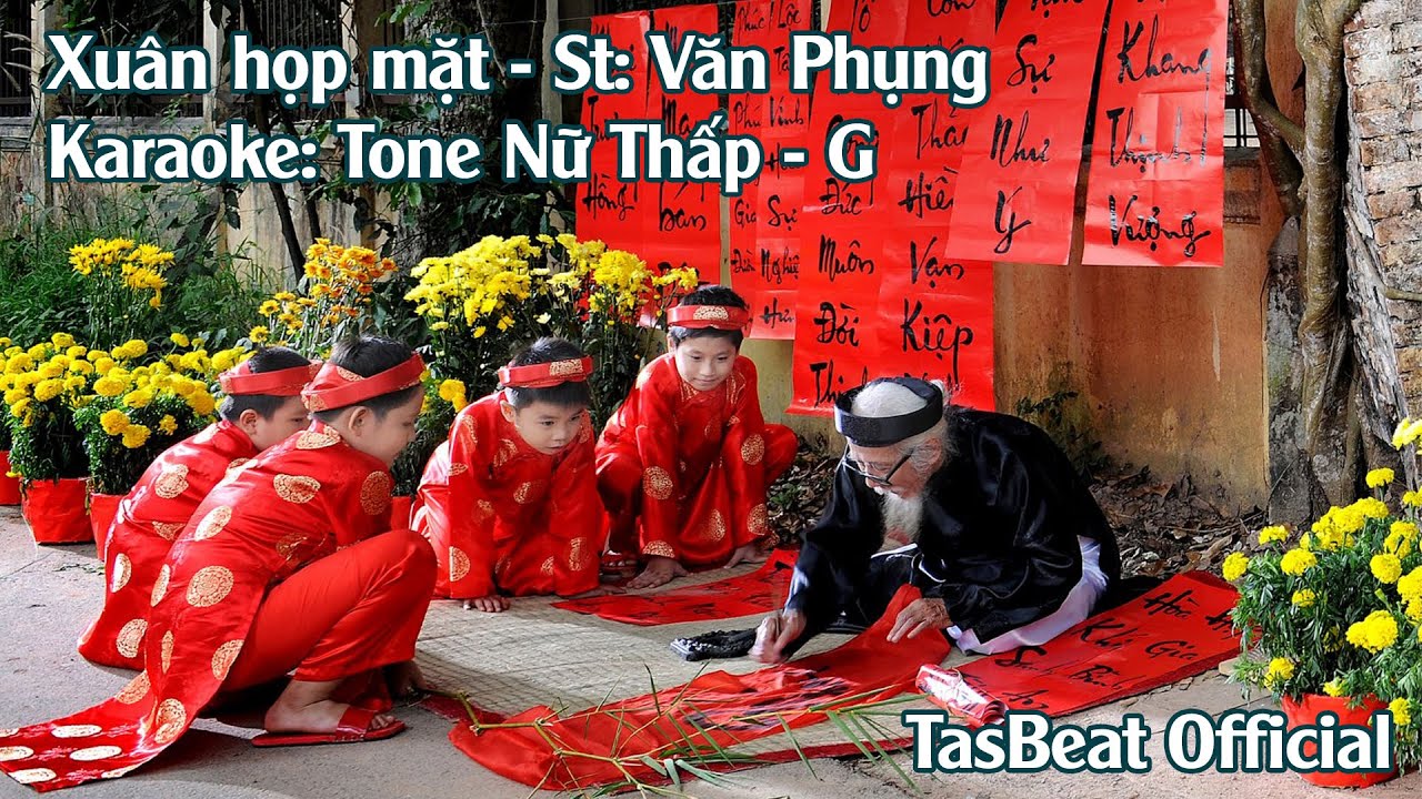 Karaoke Xuân Họp Mặt - Tone Nữ Thấp | TAS BEAT