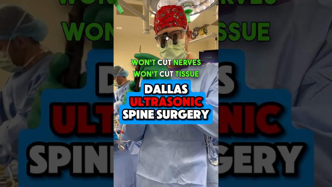 Dallas Ultrasonic Spine Surgery #stenosis #spine #arthritis