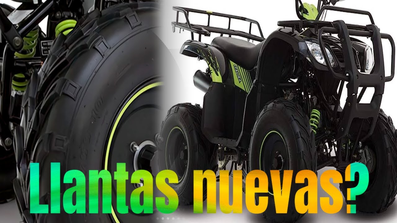 Italika ATV 150/cambio de llantas delanteras/espejos/cuatrimoto