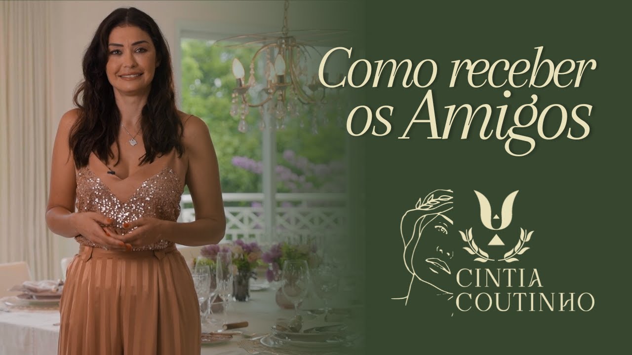Como receber os amigos por Cintia Coutinho