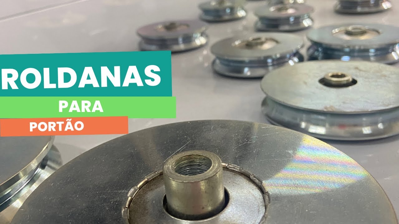 Roldanas para portão. Qual devo usar, como medir?