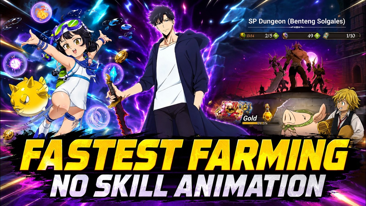 0 Turn!! Fastest Farming Team [ 7DS Grand Cross ]