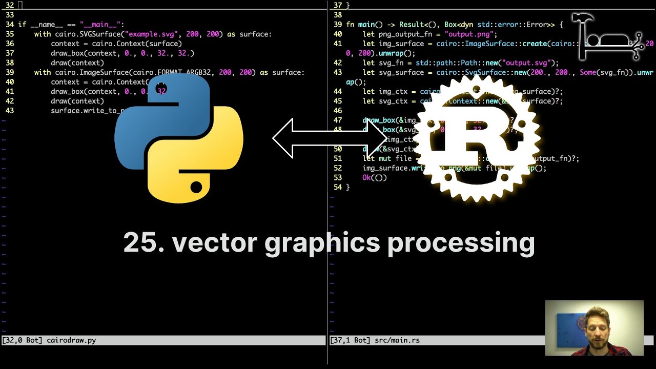 25. vector graphics processing - From Python to Rust