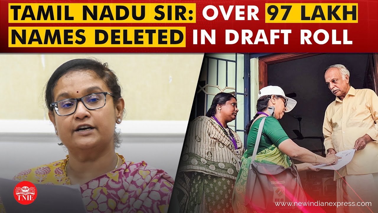 Draft electoral roll after SIR released in Tamil Nadu