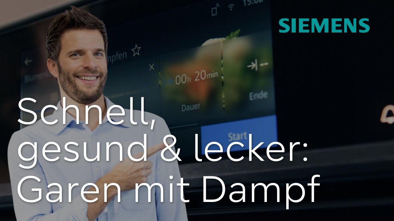 Schnell, gesund und lecker: Mit den Dampfback&ouml;fen von Siemens | Siemens Backofen