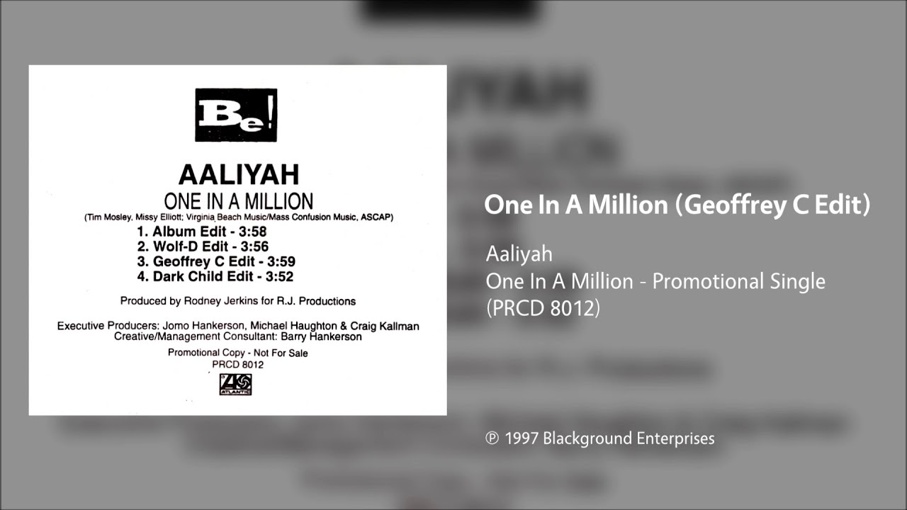 Aaliyah - One In A Million (Geoffrey C Remix Edit)