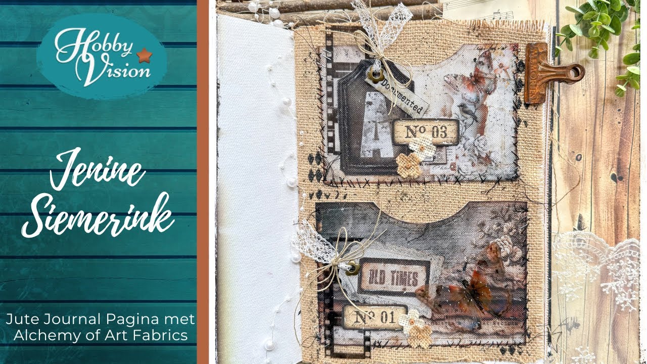 FBLive - 26-01-2026 - Jute Journal pagina met Alchemy of Art Fabrics