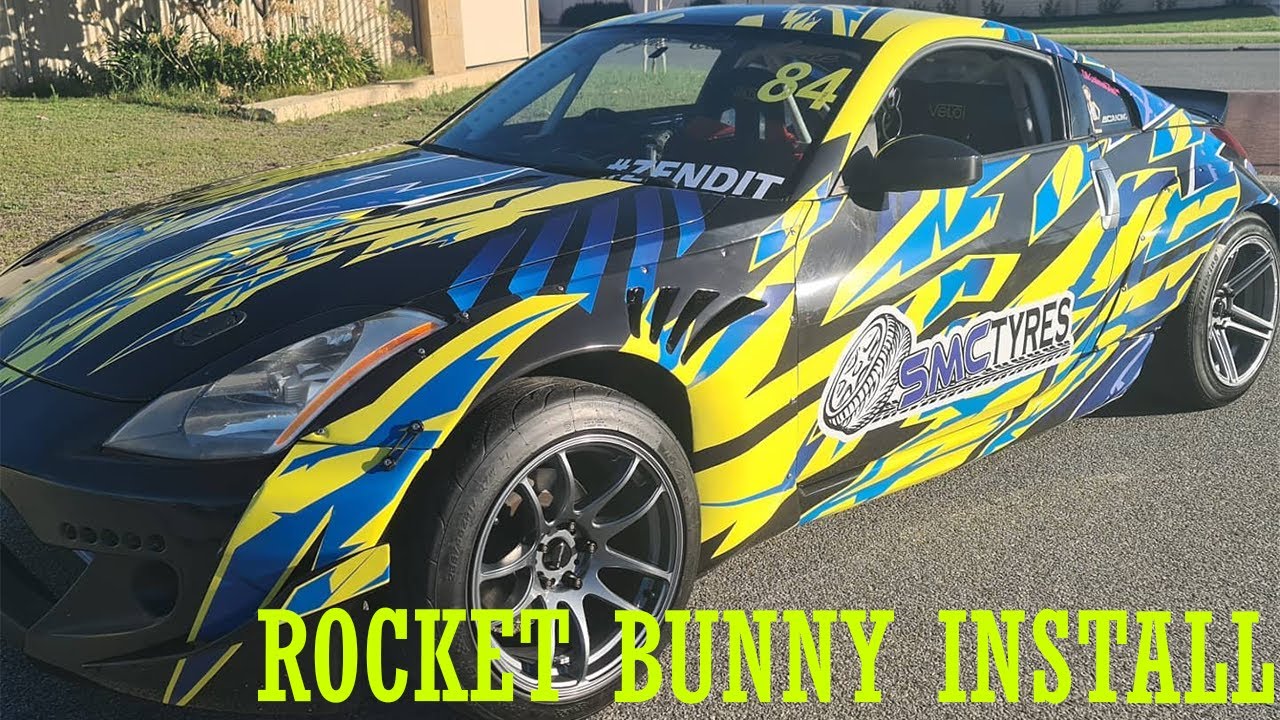 350z Rocket Bunny Install + Full Custom Wrap