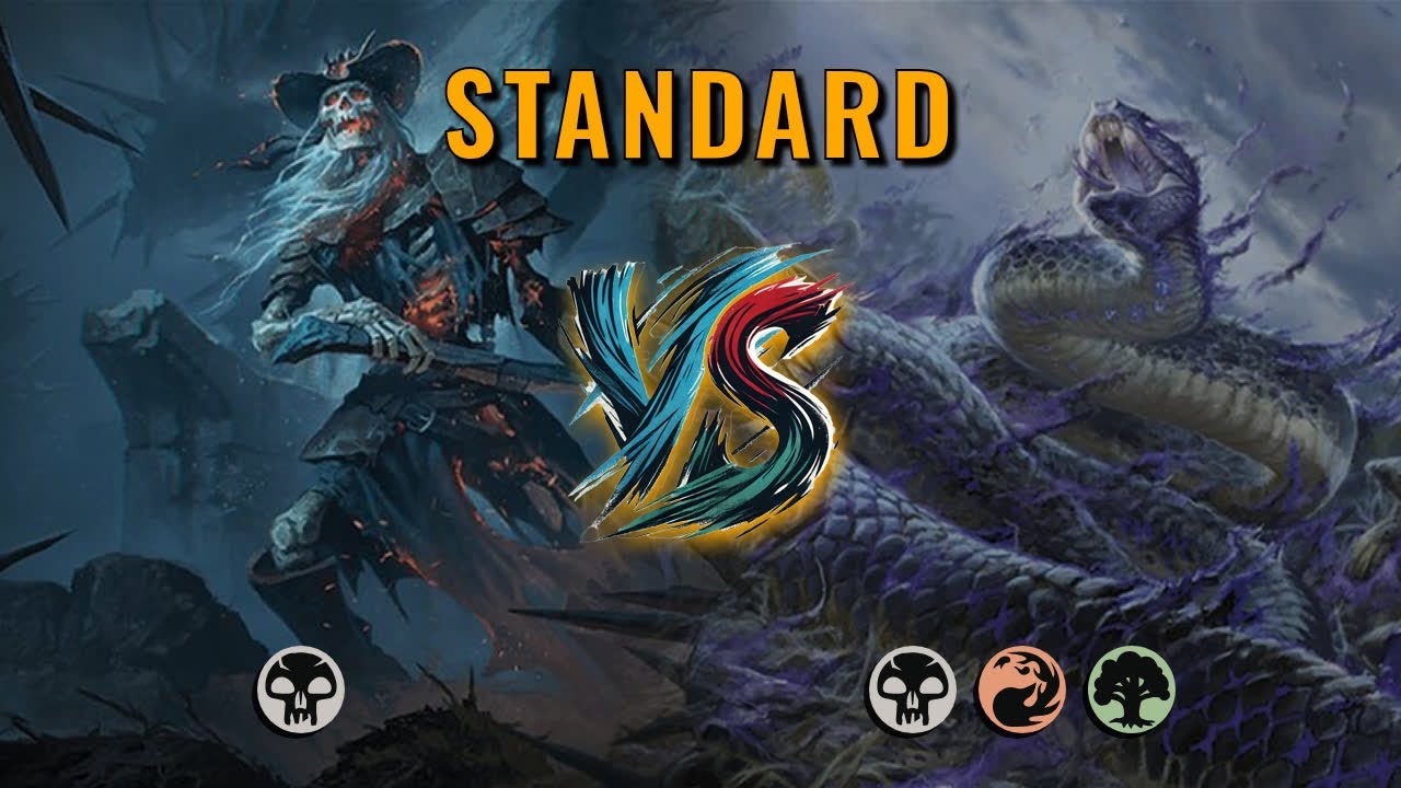 MTG Standard - Mono Black Aggro by Numbskull VS Jund Aggro by Switch