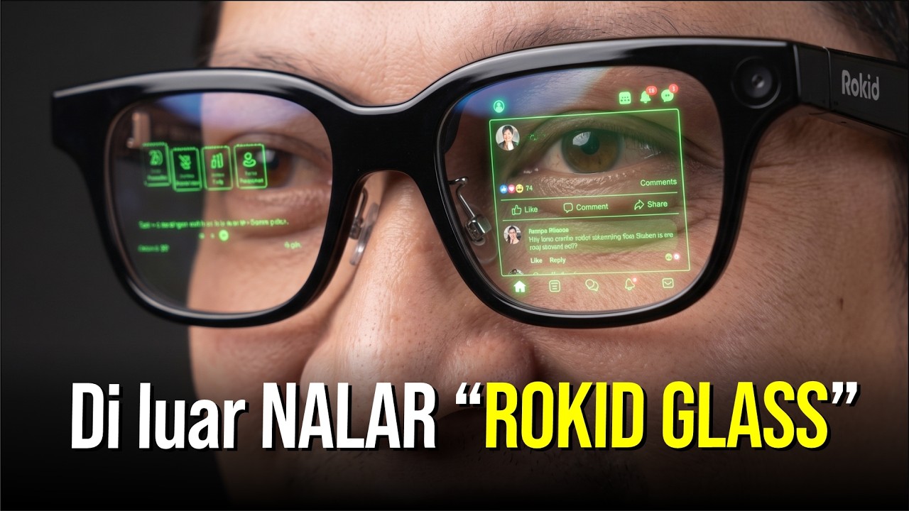MIND BLOWING !!!! teknologi GILA di kaca mata ROKID ini
