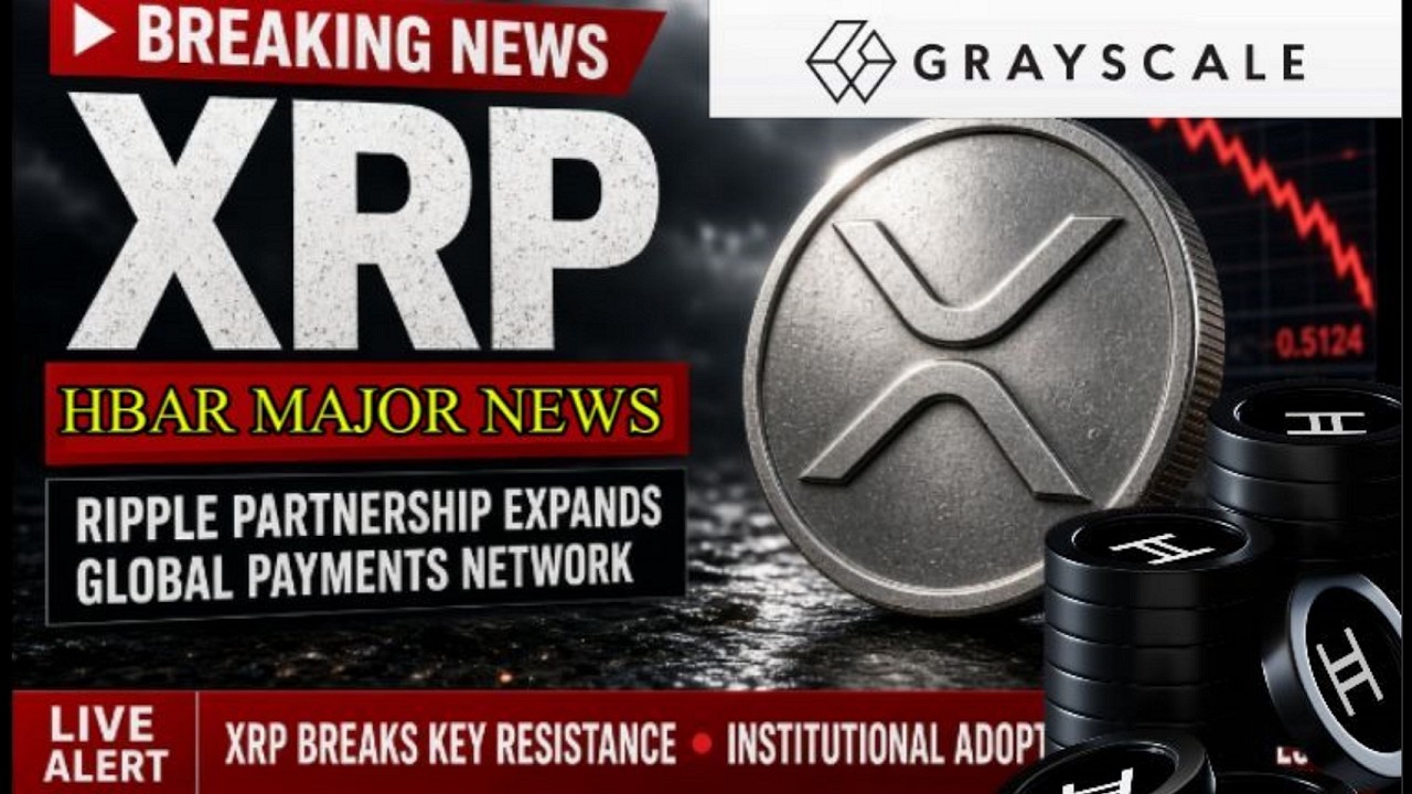 XRP HBAR GRAYSCALE 🚨ГРЕМИТ ОГРОМНАЯ НОВОСТЬ🚨