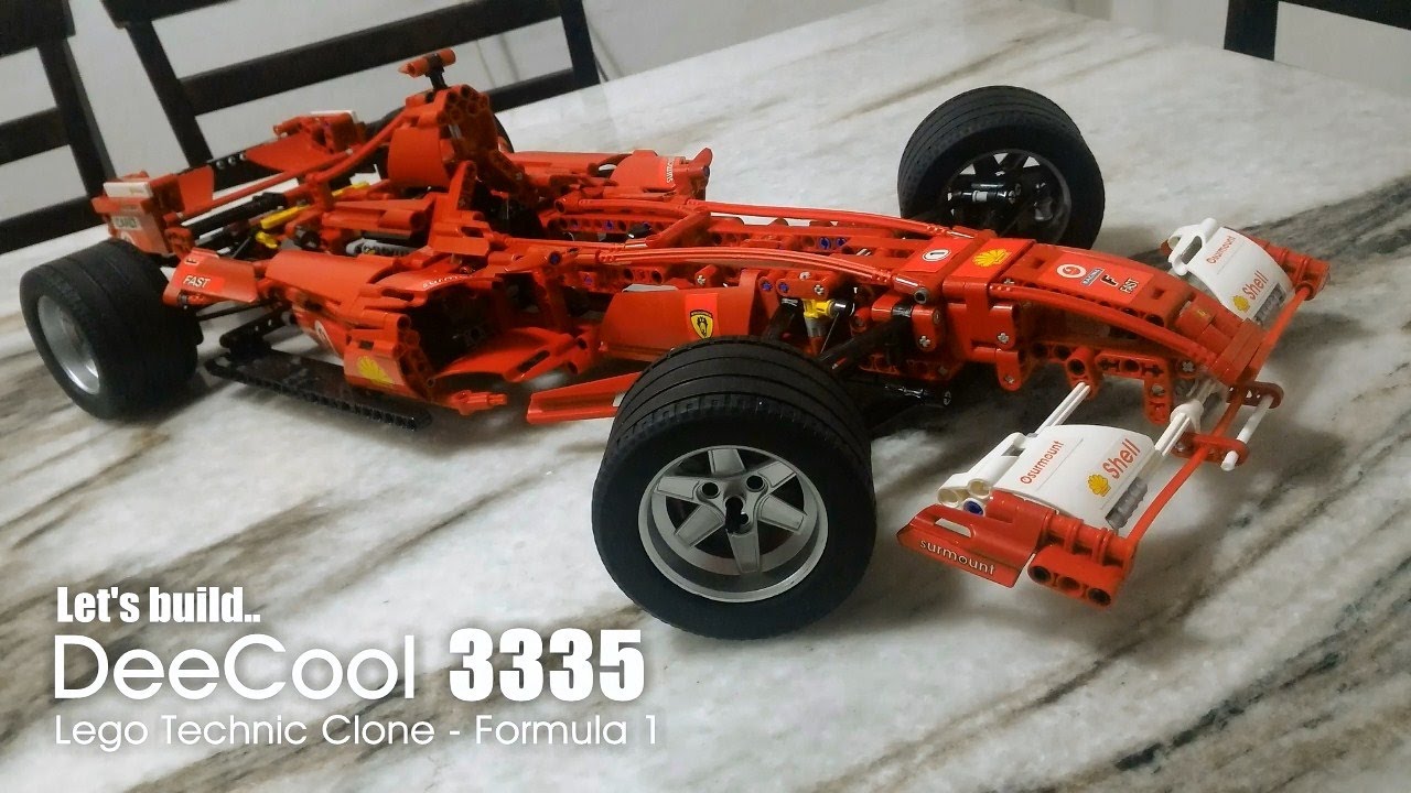Let's build - Lego Technic clone, DeCool 3335 Formula 1