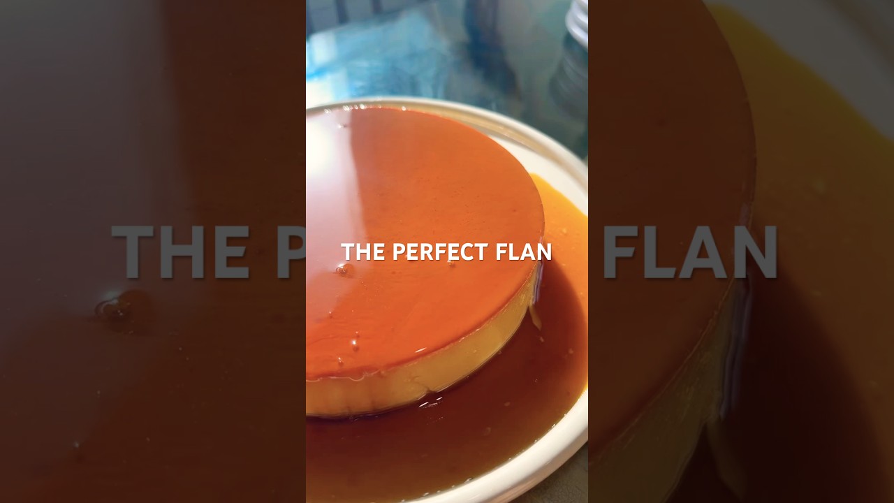 HAVE U EVER SEEN A MORE GORGEOUS FLAN?? 🍮🤍  #recipe #mexicanfood