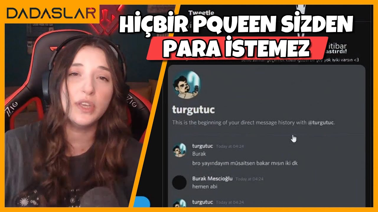 Pqueen - Turgut Uç'un İsmini Kullanarak Milletten Para İsteyen Dolandırıcı Hakkında Konuşuyor !