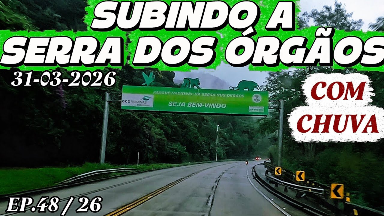 SUBINDO A SERRA DOS &Oacute;RG&Atilde;OS COM CHUVA #br116 #riodejaneiro #serradosorg&atilde;os #guapimirimrj #teresopolis