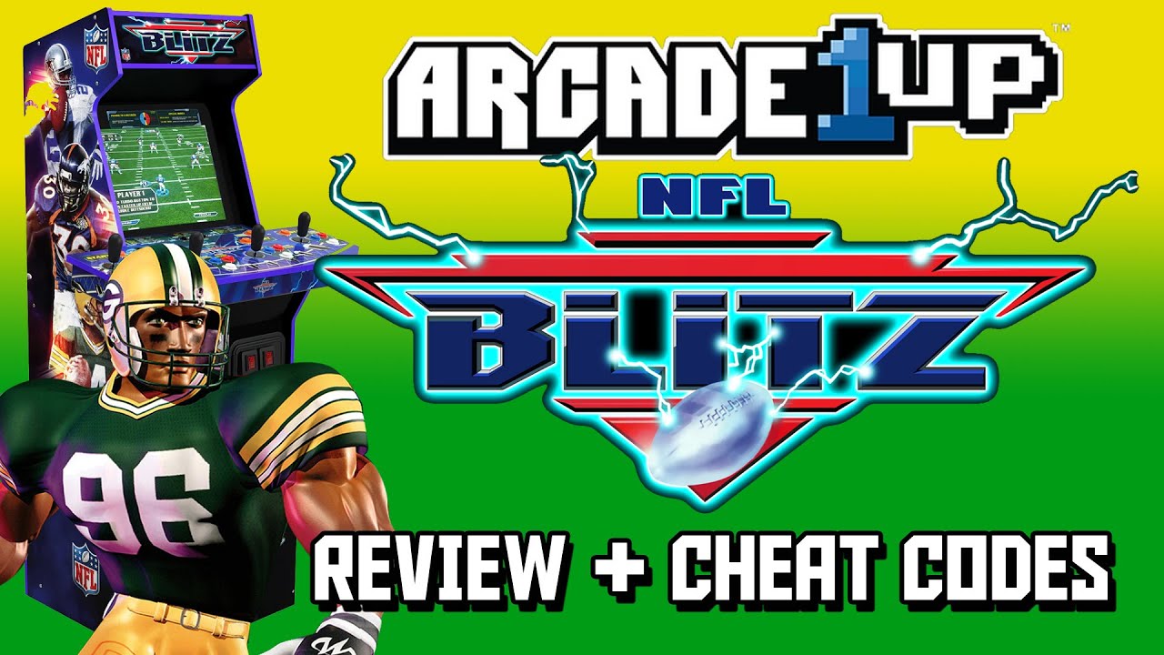 Arcade1Up NFL BLITZ Impressions Plus CHEAT CODES!