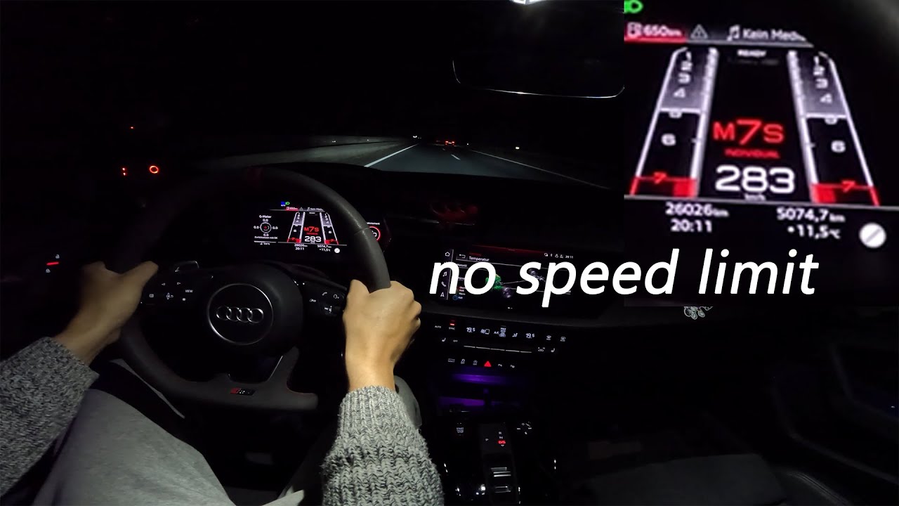 +280 km/h Night Drive on the German Autobahn | Audi RS3 8Y POV