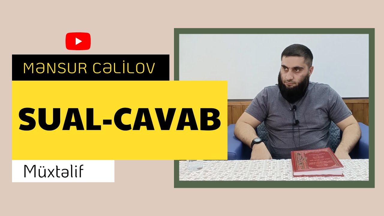 Sual-cavab | @MensurCelilov | Mənsur Cəlilov