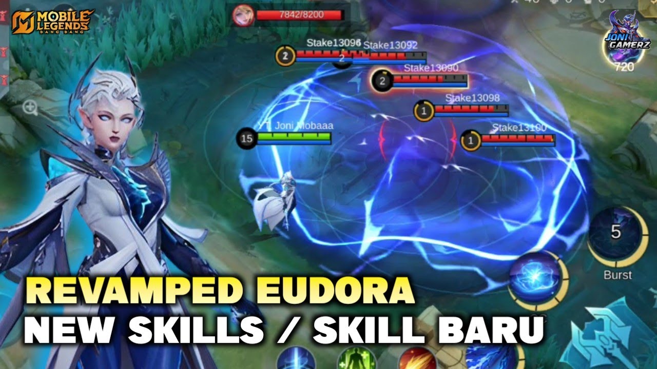 REVAMPED EUDORA - NEW SKILLS / SKILL BARU - FULL GAMEPLAY MOBILE LEGENDS