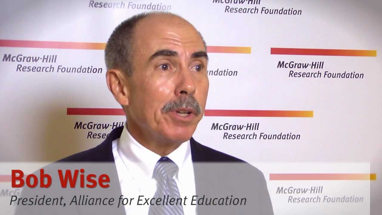 Bob Wise president of the Alliance for Excellent Education