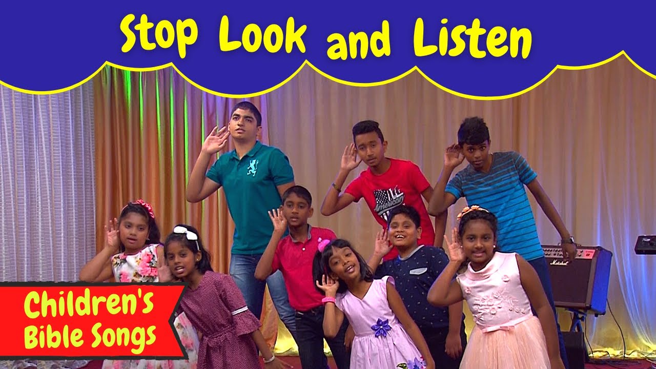 Stop Look and Listen | BF KIDS | Sunday School songs | bible songs for kids | Kids songs