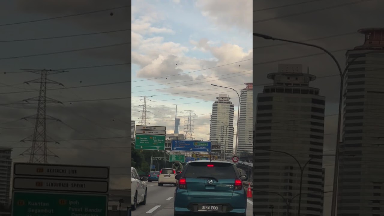 Driving around petaling jaya Malaysia ||