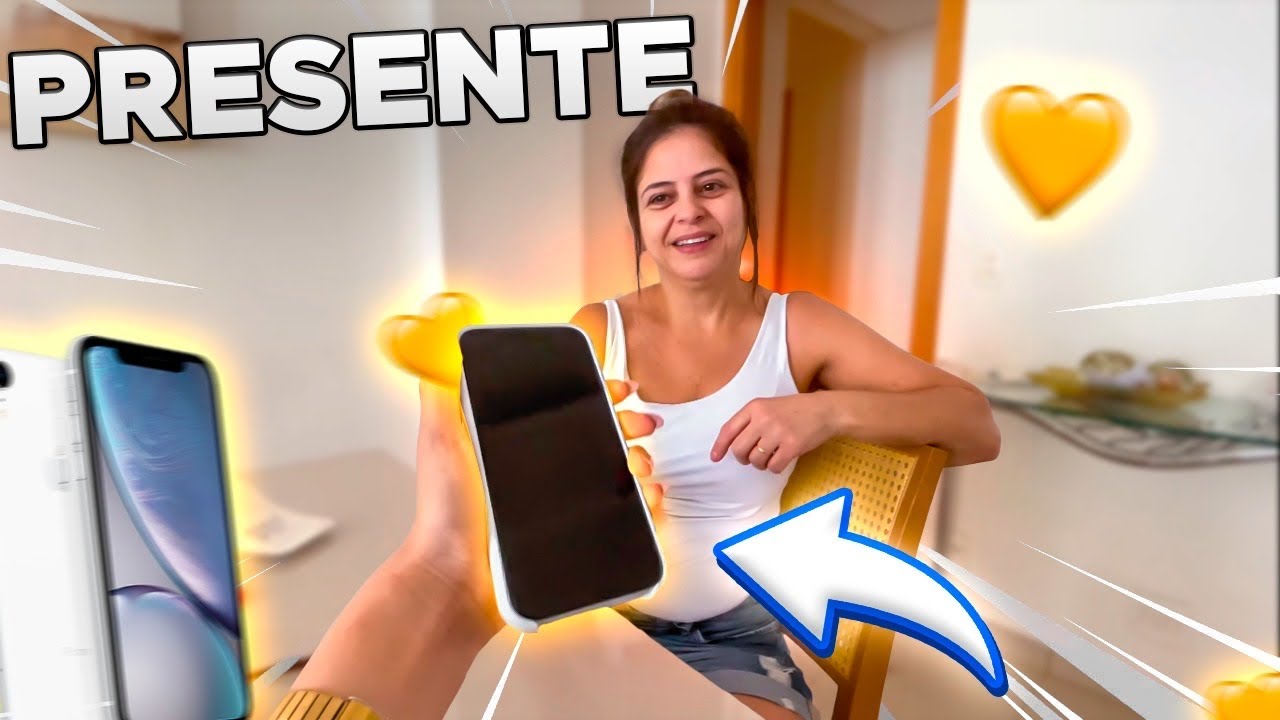 DEI UM IPHONE PRA MINHA MÃE