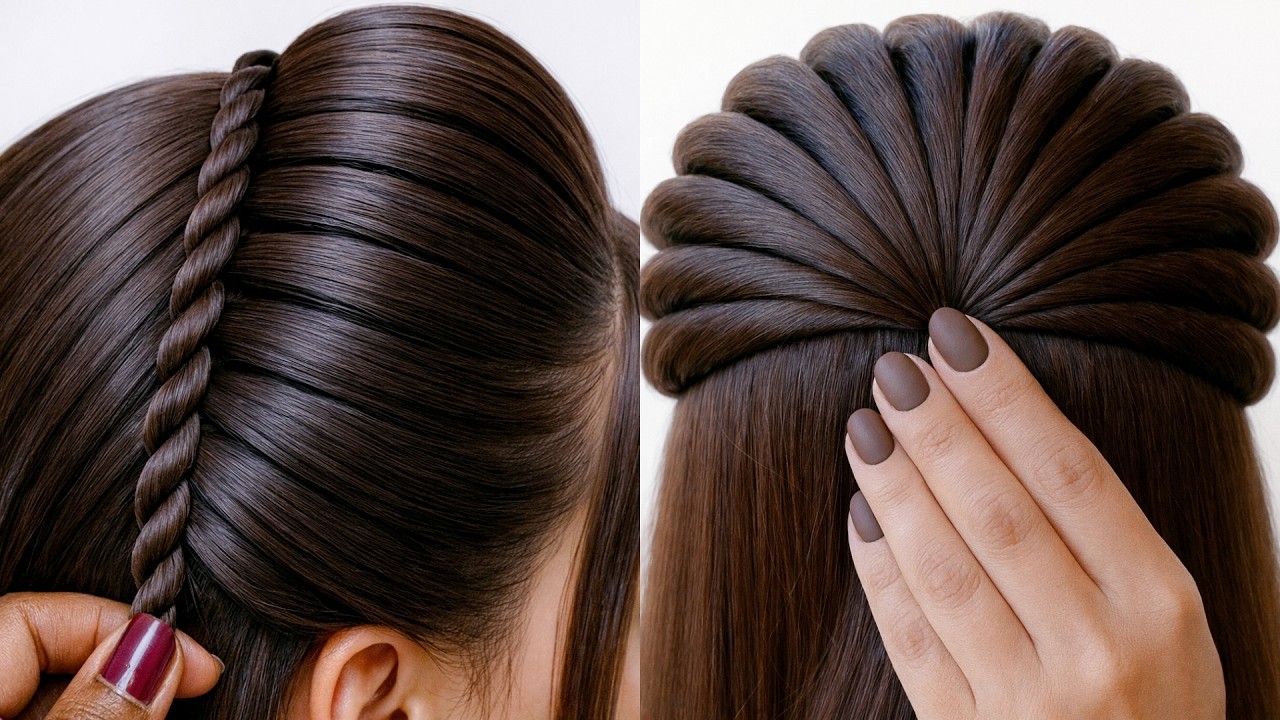 Simply Beautiful Hairstyle - Trendy Hairstyle For Girls | Hair Tutorial | Hairstyle For Birthday