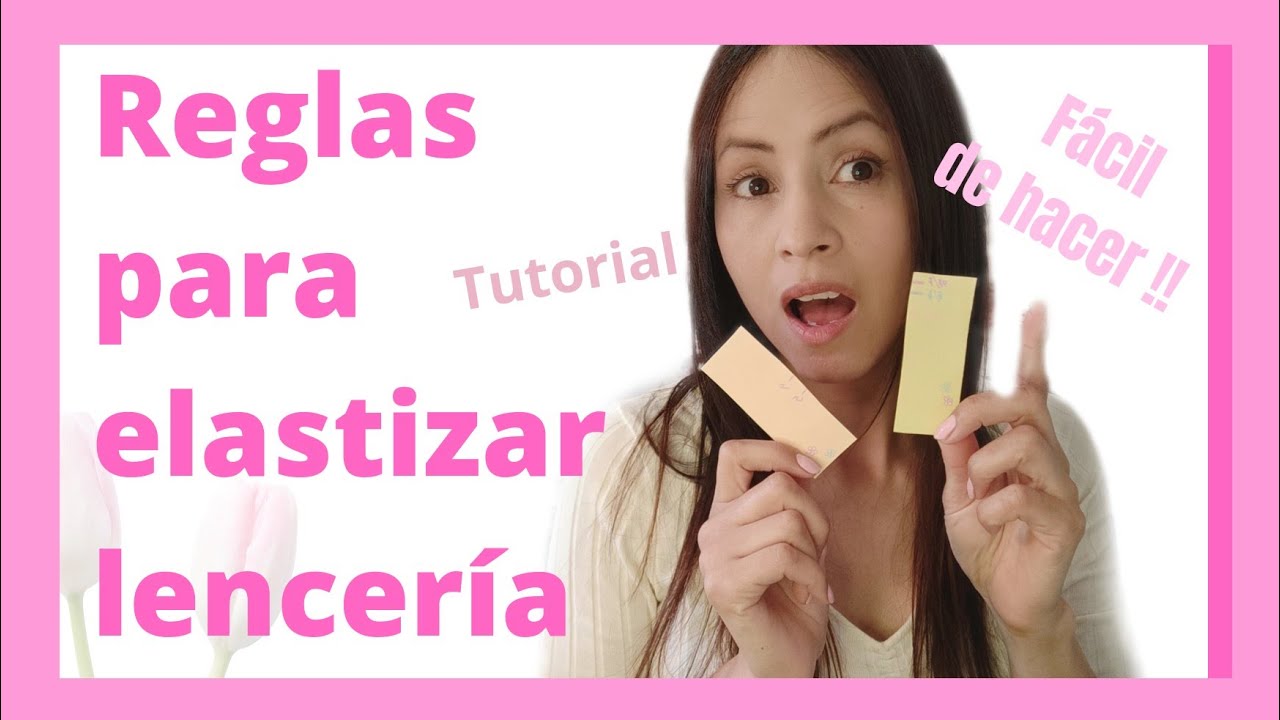 Elástico, cuanto debo estirar?? LENCERIA #costura #tutorial
